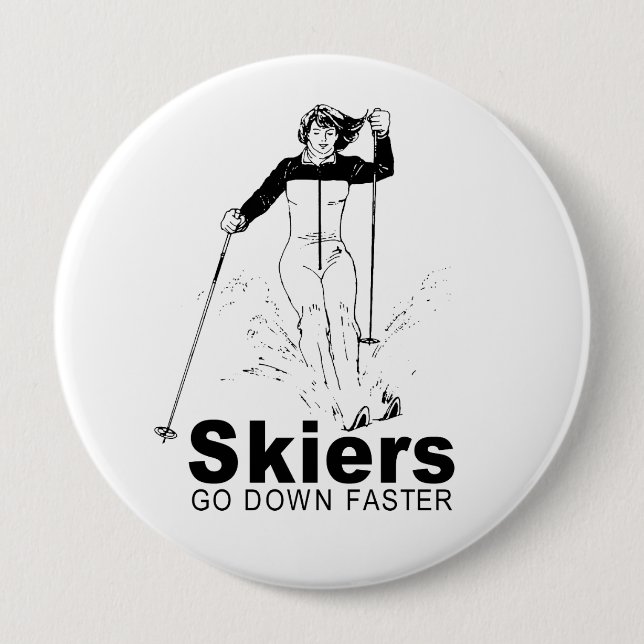 Skiers Button (Front)