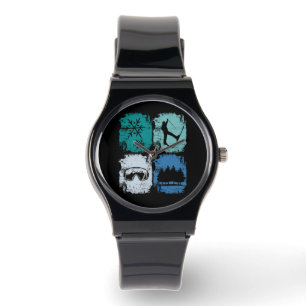 Skiers Skiing Winter Sports Watch