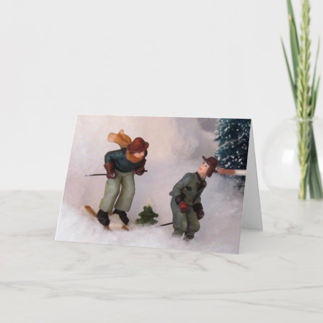 Skier's Village Christmas Card (Front)