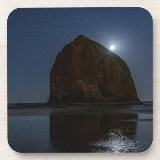 Skies Above Haystack Rock | Cannon Beach, Oregon Beverage Coaster