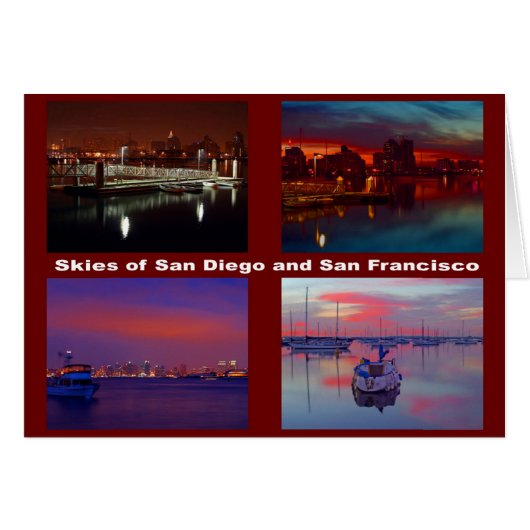 Skies of San Diego and San Francisco (Front Horizontal)