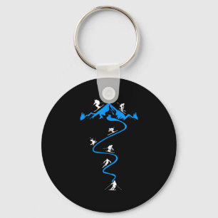 Skifahren Ist Das Leiwandste  Keychain