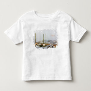 Skiffs and morning fog in Southwest Harbor, Toddler T-shirt