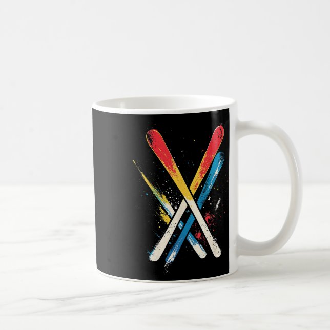 Skiing 1  coffee mug (Right)