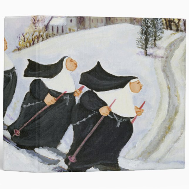 Skiing 3 Ring Binder (Front/Spine)