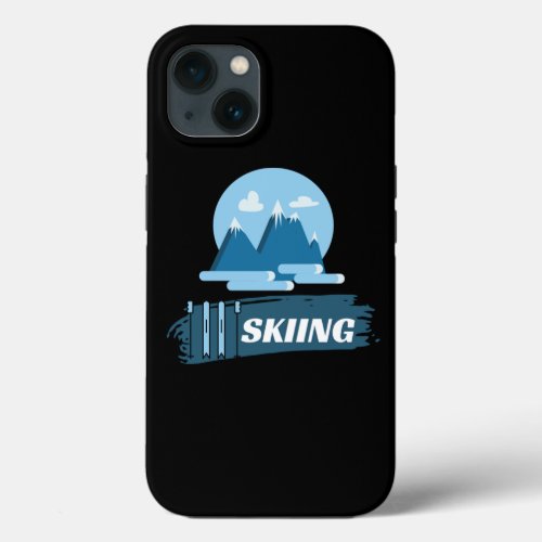 Skiing 75 Skiing Lover iPhone 13 Case