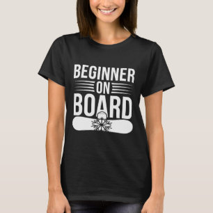 Skiing And Snowboarding Beginner Winter Sports Ent T-Shirt