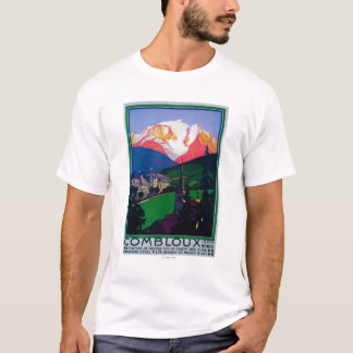 Skiing at Combloux Promotional Poster T-Shirt