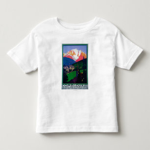 Skiing at Combloux Promotional Poster Toddler T-shirt
