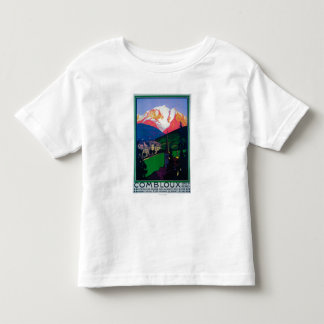 Skiing at Combloux Promotional Poster Toddler T-shirt