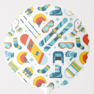 Skiing Balloon, Snowboarding Party Balloon