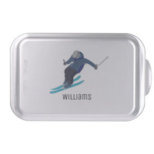 Skiing Cake Pan