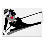 Skiing Cards (Front Horizontal)