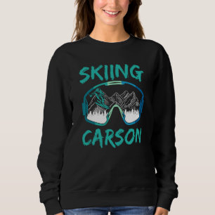 Skiing Carson Ski Skier Winter Sports Hobby Sweatshirt