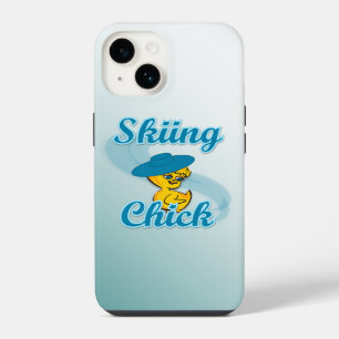 Skiing Chick #3 iPhone 14 Case