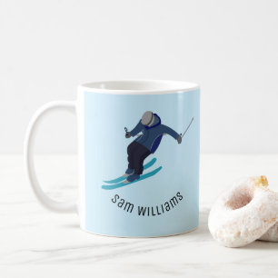 Skiing Coffee Mug