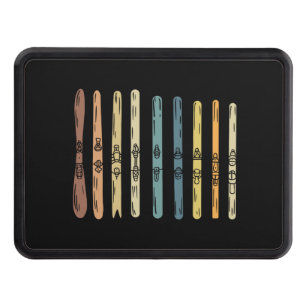 Skiing - Collection of ski boards Hitch Cover