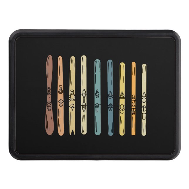 Skiing - Collection of ski boards Hitch Cover (Front)