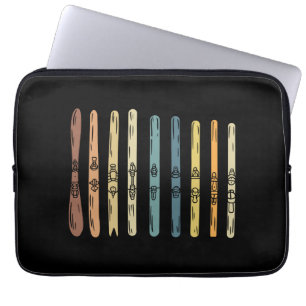 Skiing - Collection of ski boards Laptop Sleeve