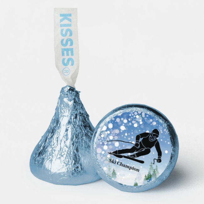 Skiing Design Hershey's Candy Favors