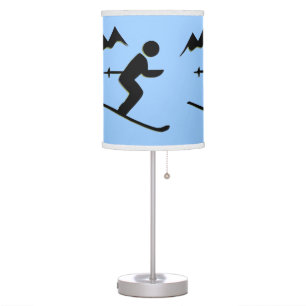 Skiing Design Table Lamp Shade