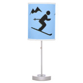 Skiing Design Table Lamp Shade (Front)