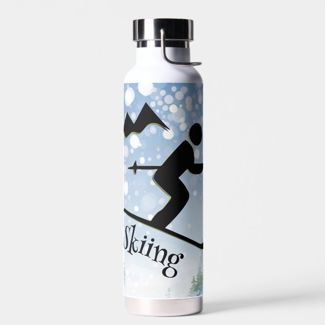 Skiing Design Thor Cooper Vacuum Insulated  Water Bottle (Left)