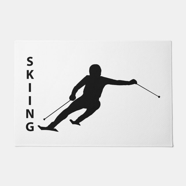 Skiing Doormat (Front)