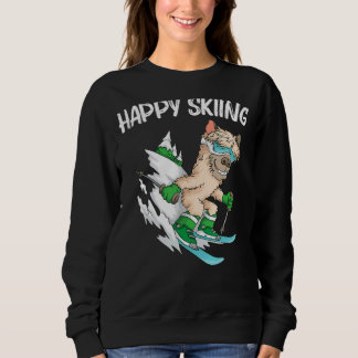 Skiing For Men Women Ski Freestyle Skier Snowboard Sweatshirt