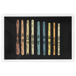 Skiing Gifts Acrylic Tray