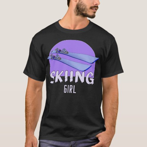 Skiing Girl 1 T_Shirt