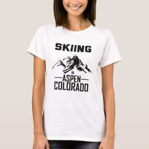 Skiing in Aspen Colorado T-Shirt