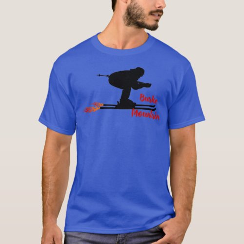 Skiing in Burke Mountain T_Shirt