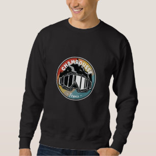 Skiing In Chamrousse France Sweatshirt