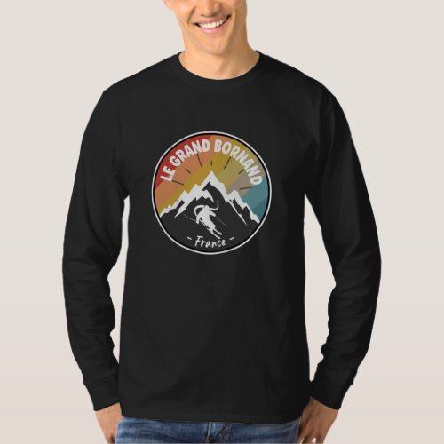 Skiing In France Le Grand Bornand T_Shirt