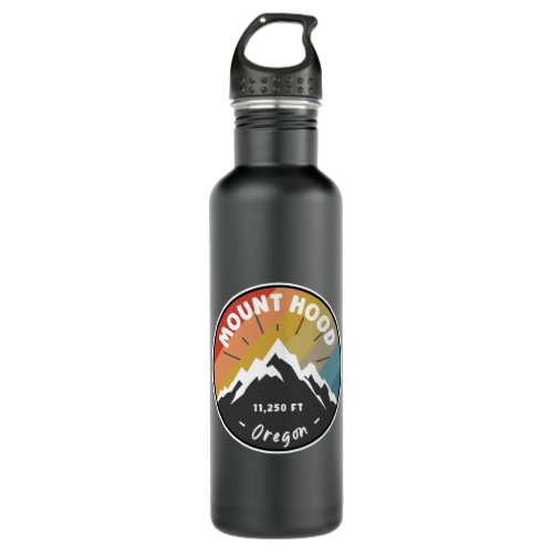 Skiing In Mount Hood _ Oregon Stainless Steel Water Bottle