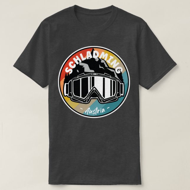 Skiing In Schladming Austria 1 T-Shirt (Design Front)
