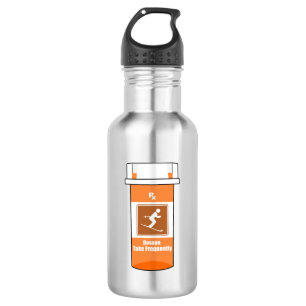 Skiing Is My Drug Stainless Steel Water Bottle