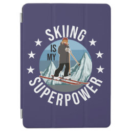 Skiing Is My Superpower iPad Air Cover