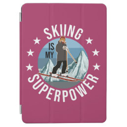 Skiing Is My Superpower iPad Air Cover