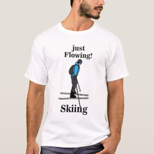 Skiing Just Flowing Skier T-Shirt