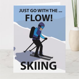 Skiing Just Go With The Flow Skiing