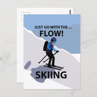Skiing Just Go With The Flow Skiing