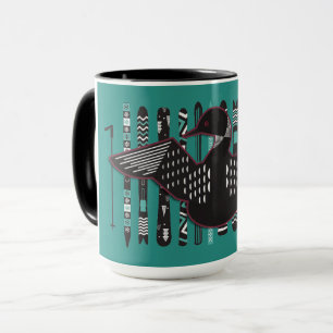 Skiing Loonatic Mug