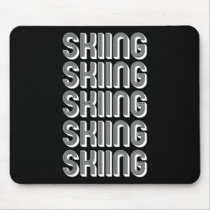 Skiing Lover 1  Mouse Pad