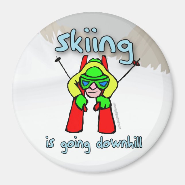 Skiing Magnet (Front)