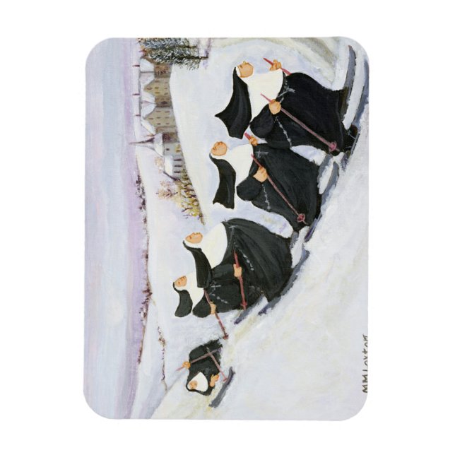 Skiing Magnet (Vertical)
