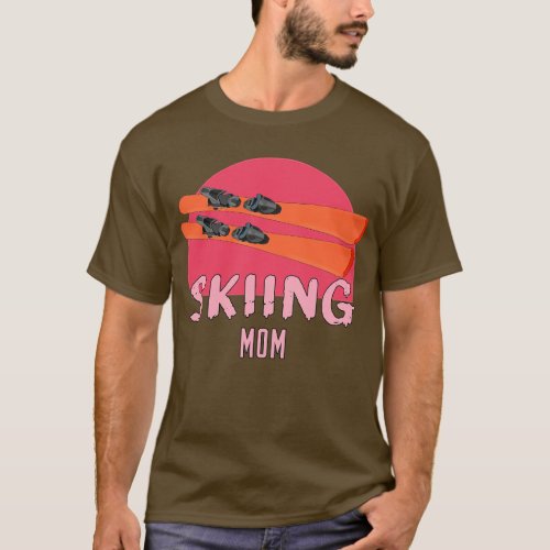 Skiing Mom T_Shirt