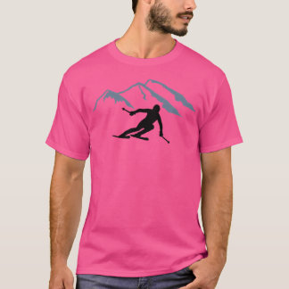 Skiing Mountains T-Shirt