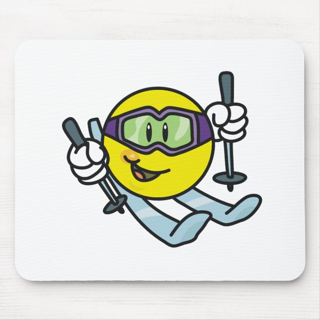 Skiing Mouse Pad (Front)